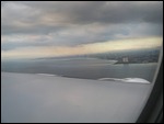 Flying in to Manila, Philippines
