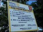 Street Sign, Puerto Princesa, Palawan, Philippines