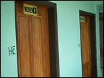 He, She Comfort Rooms, Sagada, Philippines