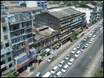 From Hostel Balcony, Yangon, Myanmar 