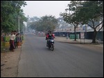Early Morning Going to Train Station