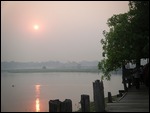 Sunrise, U Bein Bridge, Mandalay, Myanmar