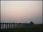 U Bein Bridge, Mandalay, Myanmar