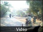 Riding in MiniVan to Pylin Oo Lwin, Myanmar