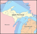 Upper and Lower Michigan Peninsulas