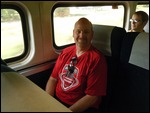 Dewayne on Amtrak