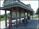 Shelter along the Katy Trail