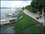 Busy Part of the Perfume River, Hue, Vietnam