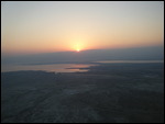 Sunrise Over Dead Sea, Masada, Israel