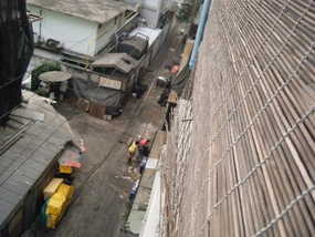 Alley Outside Hostel Window