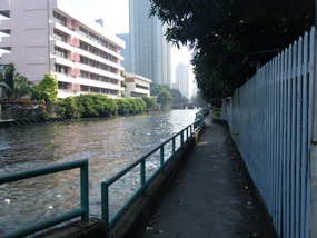 Walking Along Canal