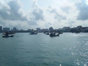 Leaving Pattaya Beach