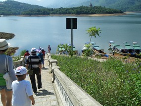 Boat Launch to Island, Zen Monastery 
