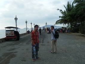Pier to Rabbit Island, Cambodia