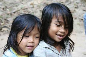 100. two urchins at Preah Khan