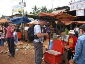 106. Drinks break on the way to Kratie