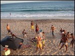 Beach front entertainment