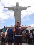 Classic tourist pose