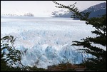 Part of the surface of the glacier