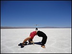 Bending over backwards to entertain the group
