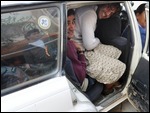 Packing up the taxi