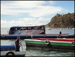 Moving the bus over the lake on "Titanic"
