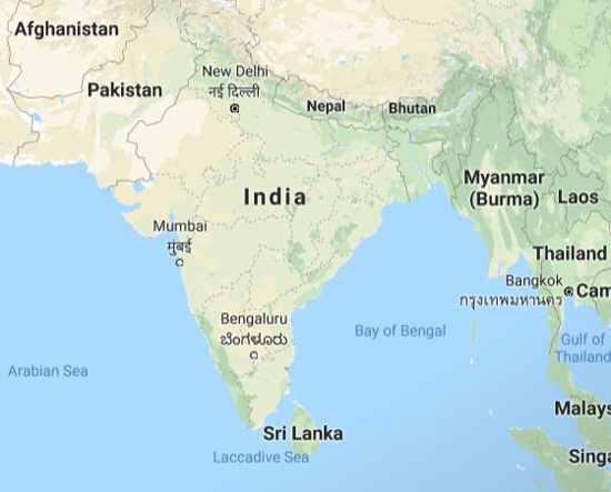 Panama Sri Lanka Map Sri Lanka And India October 2018 (And Panama City Beach)