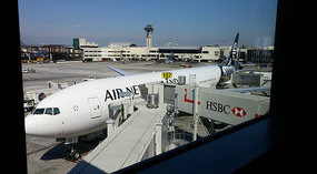 The Air New Zealand Flight We Arrived On