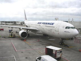 01 Our plane from Detroit to Paris