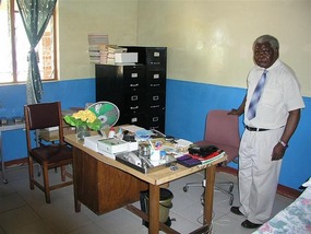 c Dr. Chilopora in his office