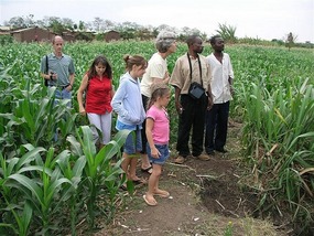 o Going through Gama's field