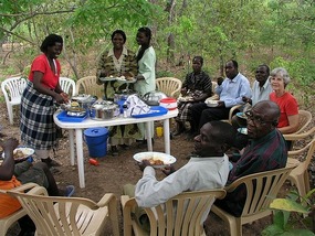 Outdoor lunch