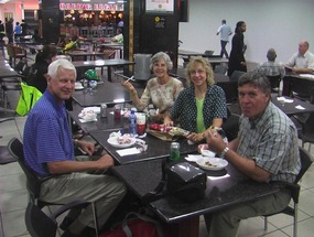 Meeting Treybig's at JNB Airport