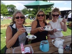 The girls @ morning tea, farm gate tea Yurt 
