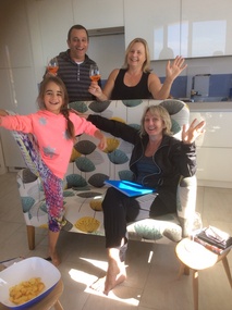 Afternoon happy hour at my sisters place
