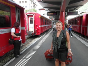 Bernina Express bound - happy with that