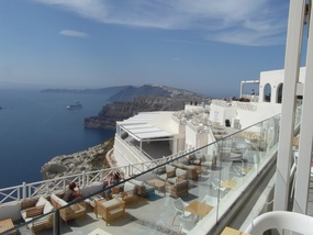 Bye Santorini, view from Santos cellar door 