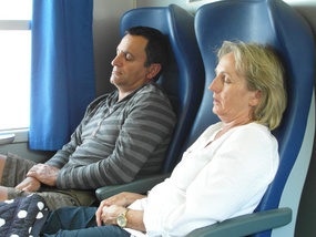 The joys of train travel but what lake - Como