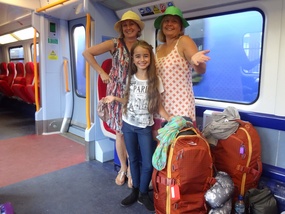 No need for a phone box when there is a train