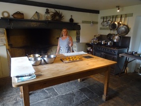 The kitchen Hugh cooks in