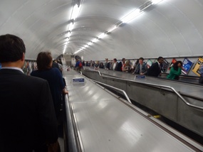Deep down into the London Underground trains