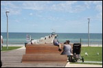 Seating and Pier at Henley Beach