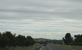 On the road through the Adelaide Hills