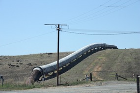 The water pipeline from Mannum to Adelaide