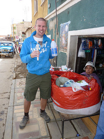 Chewing on coca and buying some dynamite