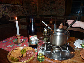 Meat fondue