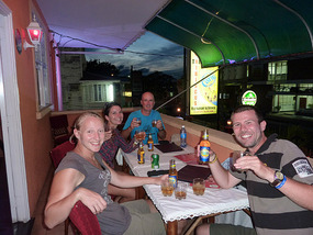 Rum (and beer) tasting...