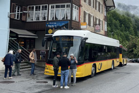 Bus to Stechelberg to catch cable car up to Murren