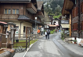 The pretty mountain village of Murren