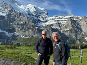Robert & me, pre-wedding hike
